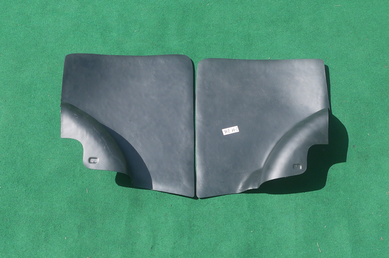 Satz Seitenverkleidung hinten, schwarz Fiat 500 F/R