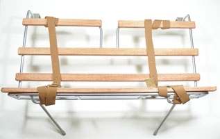 Gepäckträger Fiat 500 Motordeckel Holz