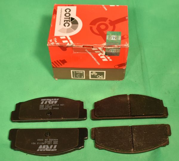 Bremsklotzsatz hinten Fiat X1/9, 124 Premiummarken