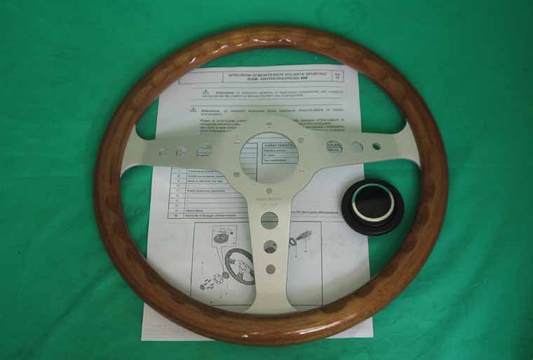 Sportlenkrad Mahagoni 350mm
