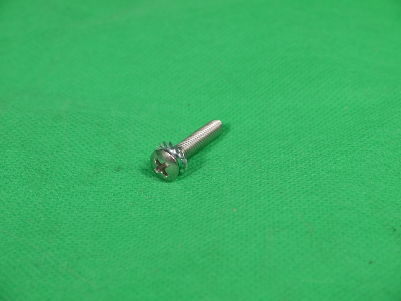 Linsen Senkschraube + Zahnscheibe