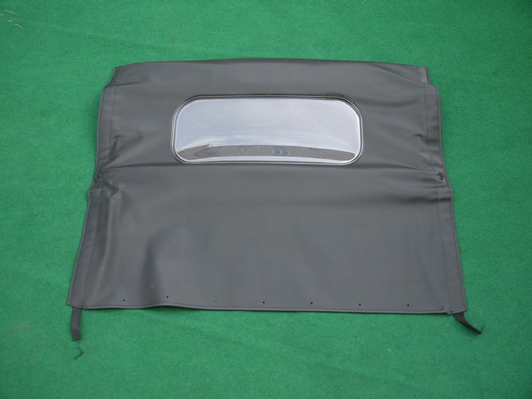 Verdeck komplett mit Fenster schwarz